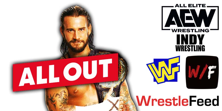 CM Punk AEW All Out 2022 PPV WrestleFeed App