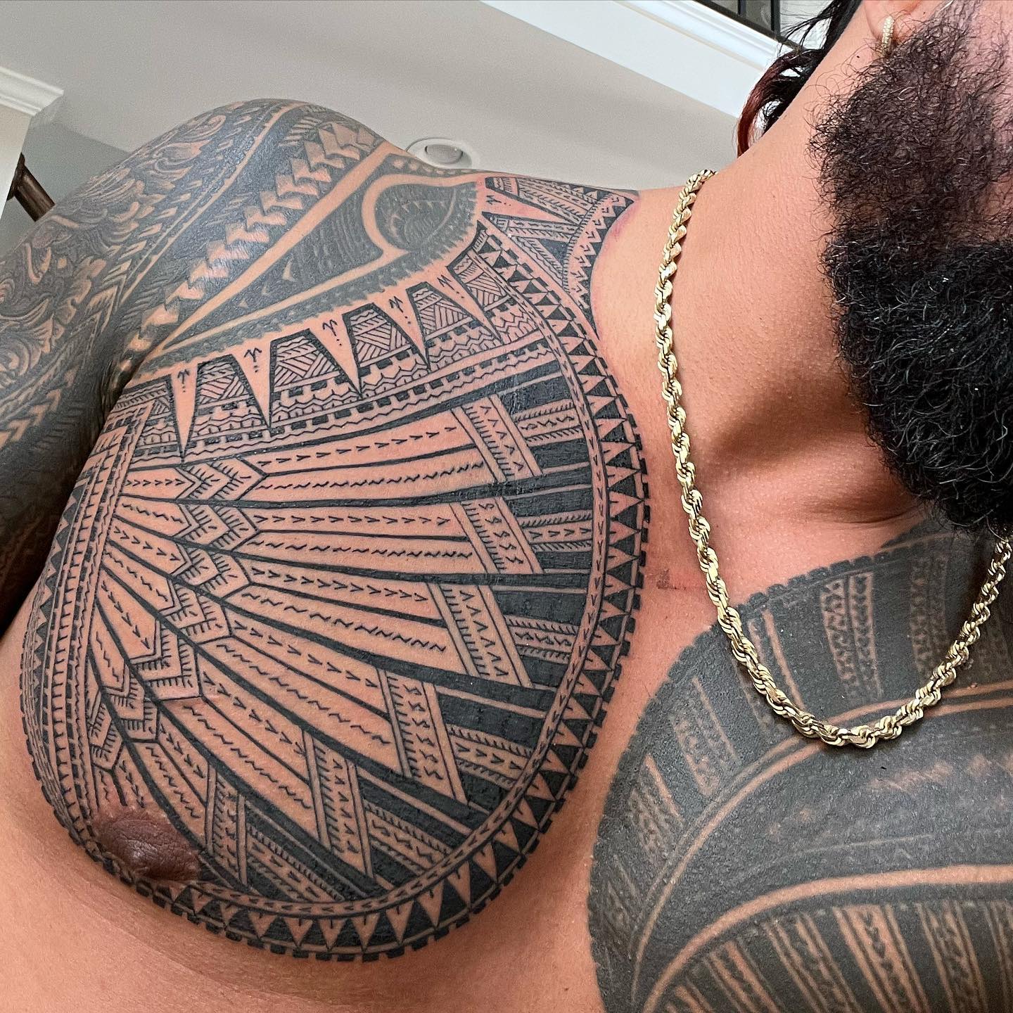 Jey Uso New Chest Tattoo September 2022