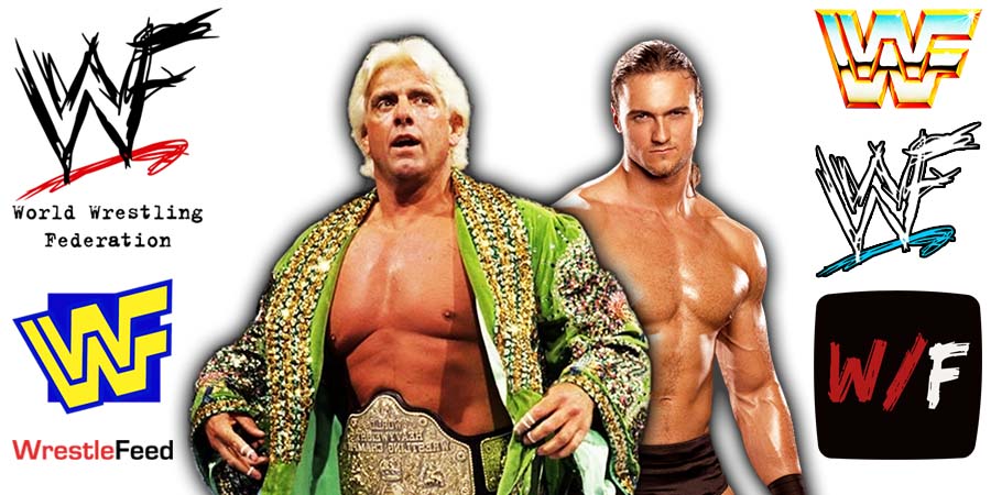 Ric Flair & Drew McIntyre WCW WWE Article Pic WrestleFeed App