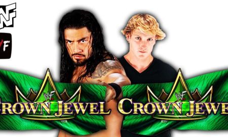 Roman Reigns vs Logan Paul Crown Jewel 2022 WrestleFeed App