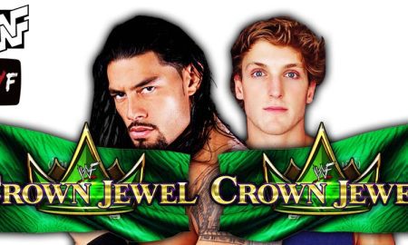 Roman Reigns vs Logan Paul WWE Crown Jewel 2022 WrestleFeed App