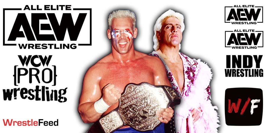 Sting & Ric Flair AEW Article Pic WrestleFeed App