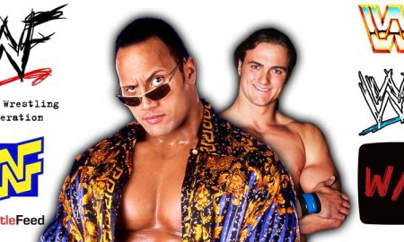 The Rock & Drew McIntyre WWF WWE Article Pic WrestleFeed App