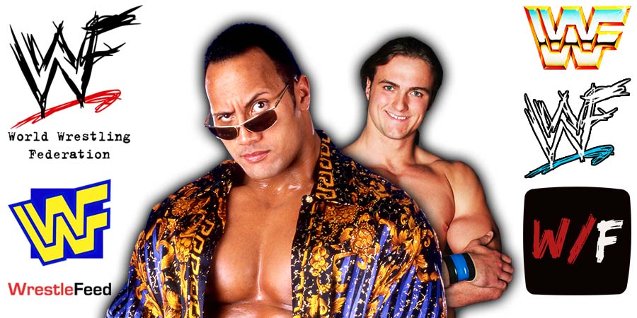The Rock & Drew McIntyre WWF WWE Article Pic WrestleFeed App