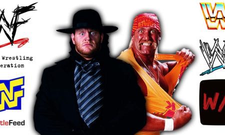 Undertaker & Hulk Hogan WWF 1991 Article Pic WrestleFeed App
