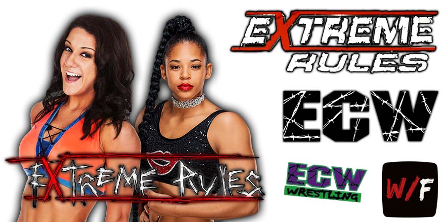 Bayley loses to Bianca Belair at Extreme Rules 2022 WrestleFeed App