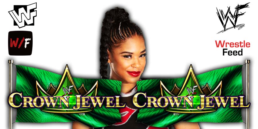 Bianca Belair Crown Jewel 2022 WrestleFeed App