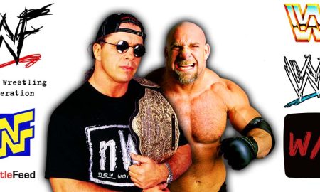 Bret Hart & Goldberg WCW WWF Article Pic 3 WrestleFeed App
