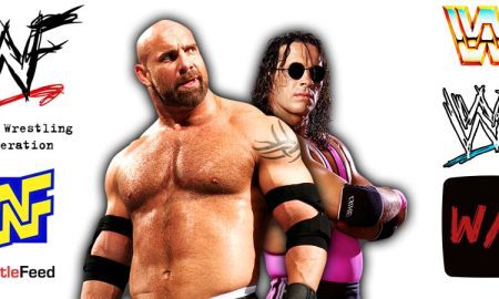 Bret Hart & Goldberg WCW WWF Article Pic 4 WrestleFeed App