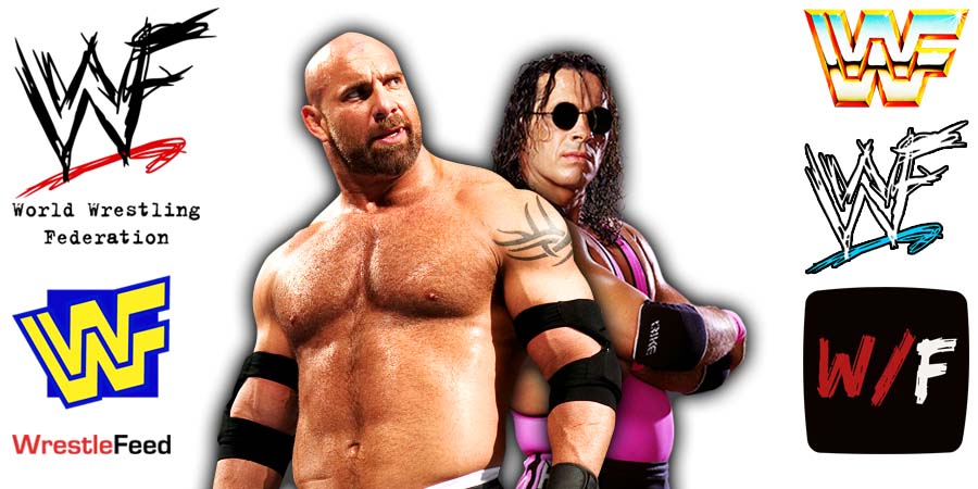 Bret Hart & Goldberg WCW WWF Article Pic 4 WrestleFeed App
