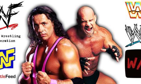 Bret Hart & Goldberg WCW WWF Article Pic 5 WrestleFeed App