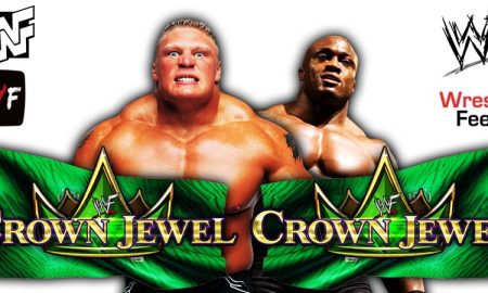 Brock Lesnar vs Bobby Lashley Crown Jewel WrestleFeed App