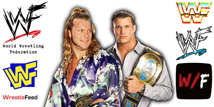 Chris Jericho & Randy Orton WCW & WWE Article Pic WrestleFeed App