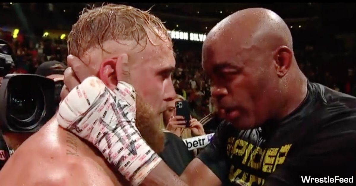 Jake Paul defeats UFC Legend Anderson Silva in a Boxing Match WrestleFeed App
