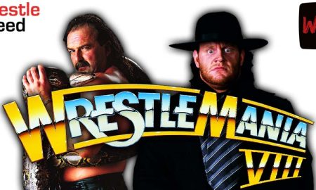 Jake Roberts & Undertaker WrestleMania VIII 8 1992 WWF PPV Article Pic