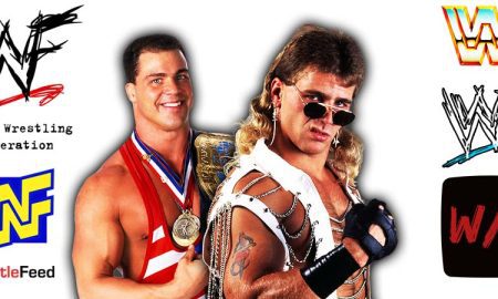 Kurt Angle & Shawn Michaels WWF Article Pic 1 WrestleFeed App