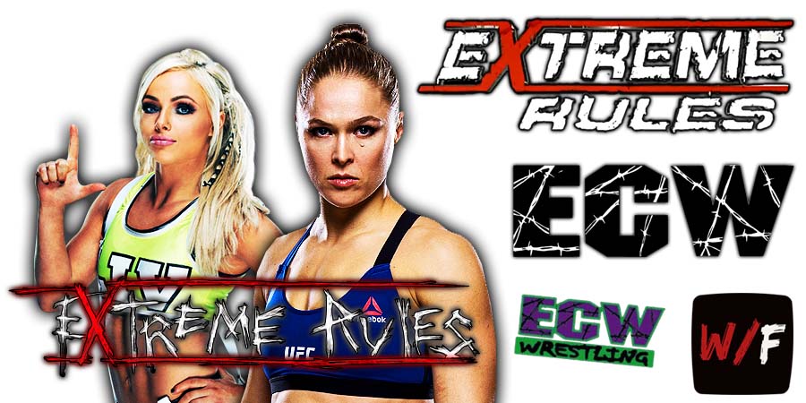Liv Morgan vs Ronda Rousey Extreme Rules 2022 WrestleFeed App