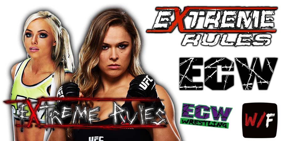 Ronda Rousey defeats Liv Morgan at Extreme Rules 2022 WrestleFeed App