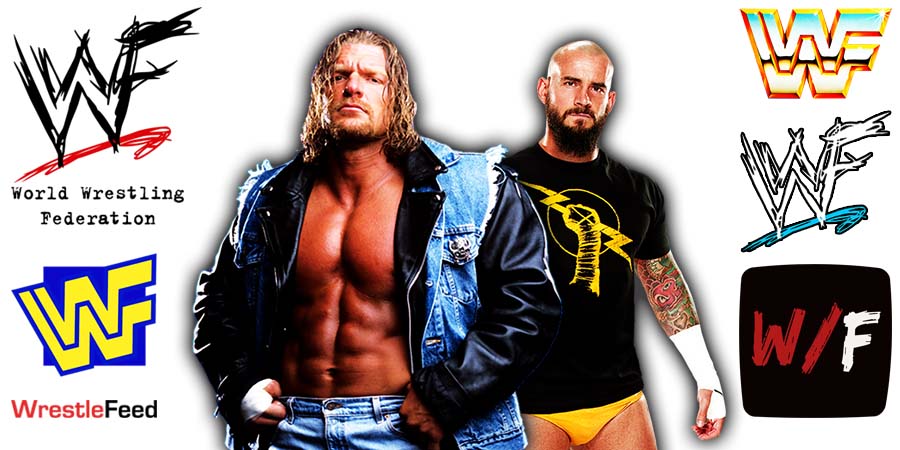 Triple H & CM Punk WWF WWE Article Pic 2 WrestleFeed App