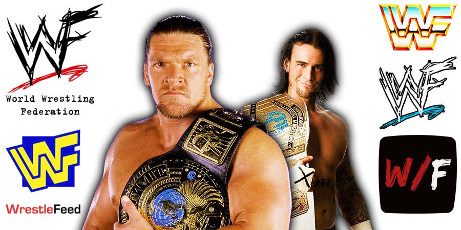Triple H & CM Punk WWF WWE Article Pic 3 WrestleFeed App