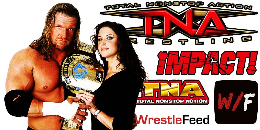 Triple H Stephaine McMahon TNA IMPACT Wrestling Article Pic 1 WrestleFeed App