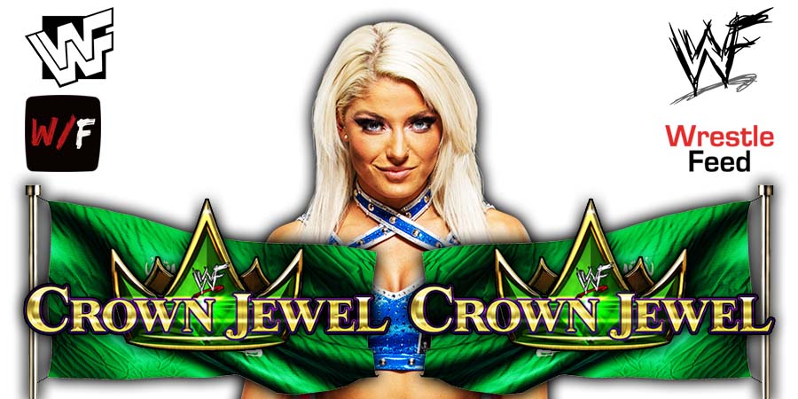Alexa Bliss Crown Jewel 2022 WrestleFeed App