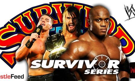 Austin Theory defeats Seth Rollins Bobby Lashley Survivor Series 2022 WrestleFeed App