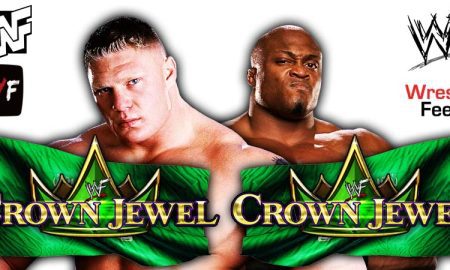 Brock Lesnar Pins Bobby Lashley WWE Crown Jewel 2022 WrestleFeed App