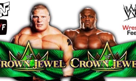Brock Lesnar vs Bobby Lashley Crown Jewel 2022 WrestleFeed App