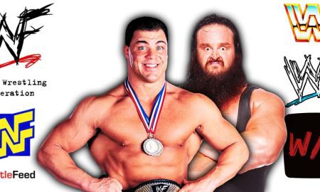 Kurt Angle & Braun Strowman Article Pic WWE WrestleFeed App