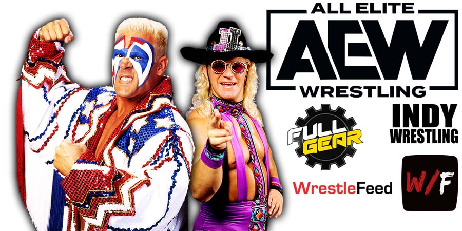 Sting Darby Allin defeat Jeff Jarrett Jay Lethal AEW Full Gear 2022 WrestleFeed App