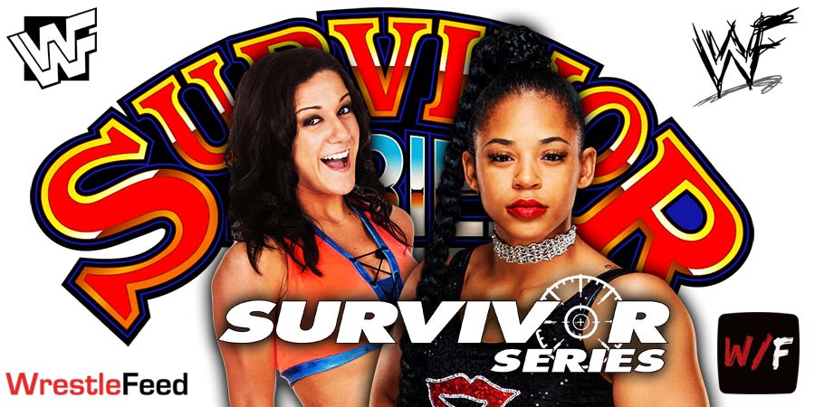 Team Bianca Belair defeats Team Bayley Survivor Series 2022 WrestleFeed App