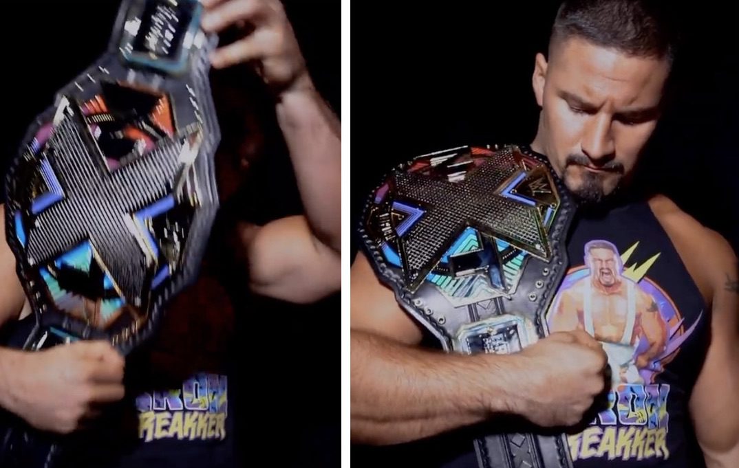 Bron Breakker NXT Championship Rainbow Color Title Belt 2022