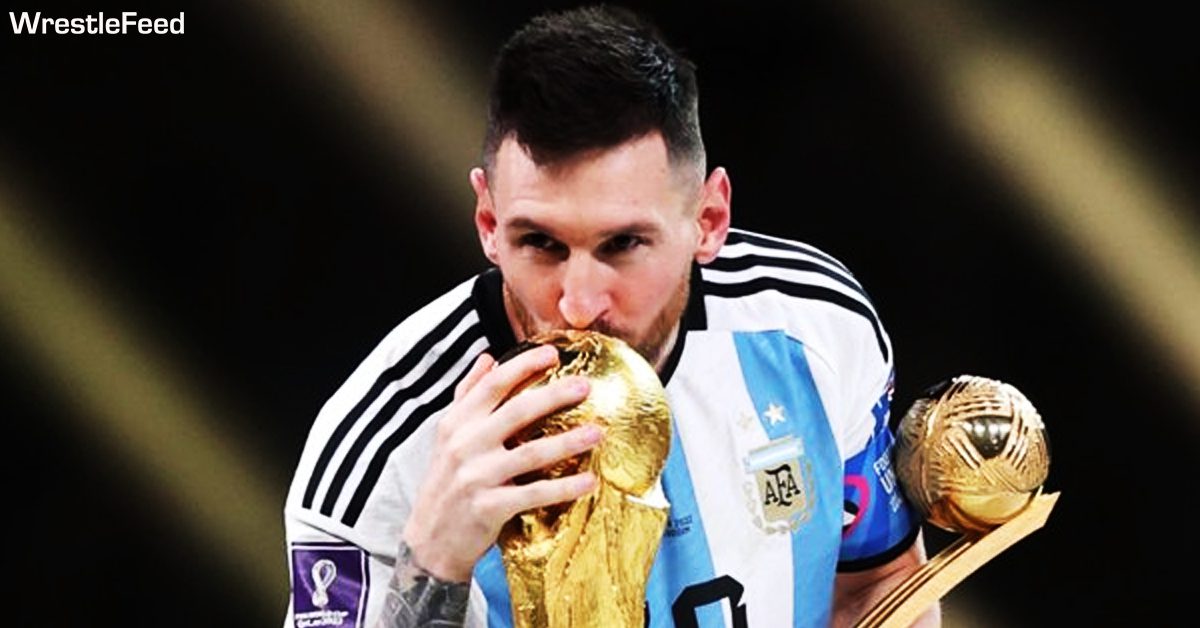 Wrestling Stars On Lionel Messi World Cup Win WWF Old School