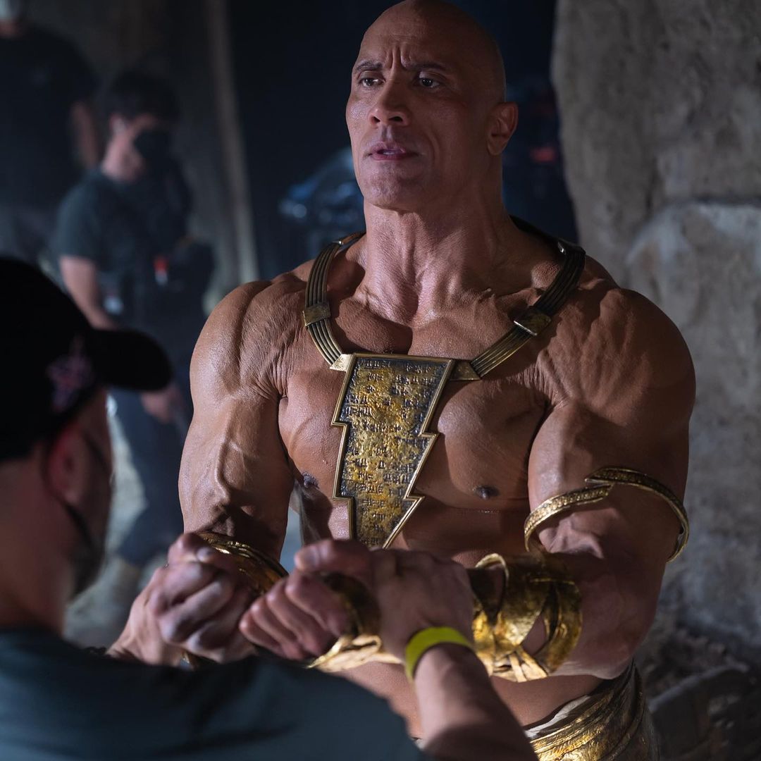 The Rock Dwayne Johnson Muscles Physique Body Jacked Ripped 2022