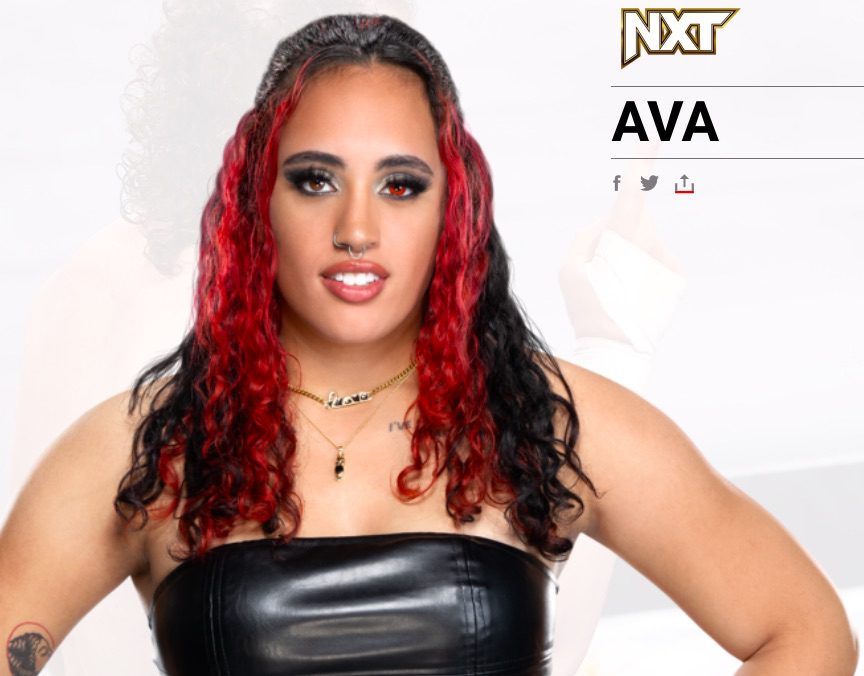 Ava Raine name shortened to Ava WWE NXT WrestleFeed App