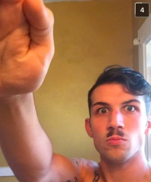 Nash Carter Nazi Salute Adolf Hitler Mustache WWE NXT