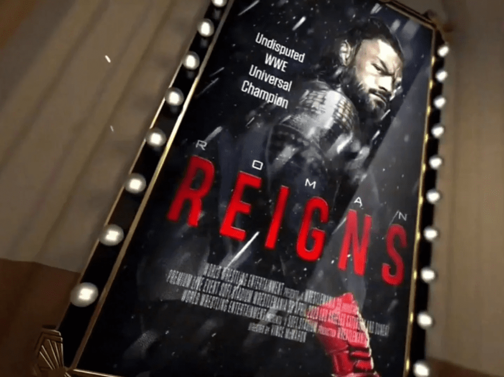 Roman Reigns Movie Poster Directed By Vince McMahon WrestleMania 39