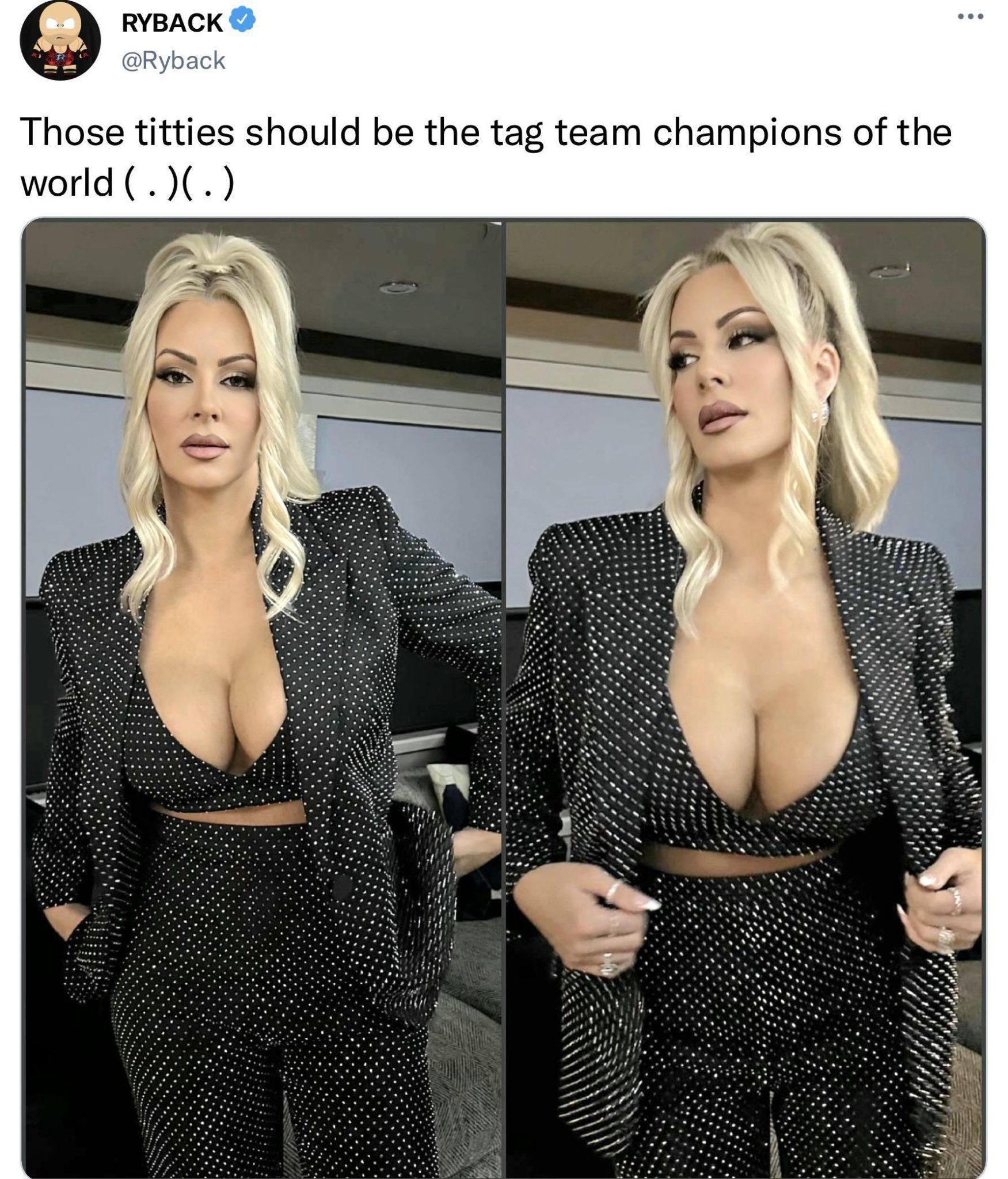 Ryback Makes A Comment About Maryse Boobs Breasts Tits Titties