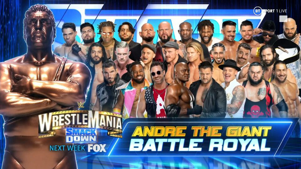 Andre The Giant Memorial Battle Royal 2023 WrestleMania SmackDown