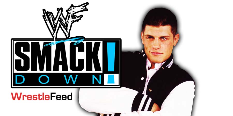 Cody Rhodes SmackDown WWE Article Pic 2 WrestleFeed App