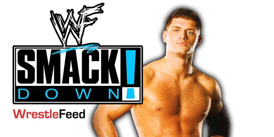 Cody Rhodes SmackDown WWE Article Pic 6 WrestleFeed App