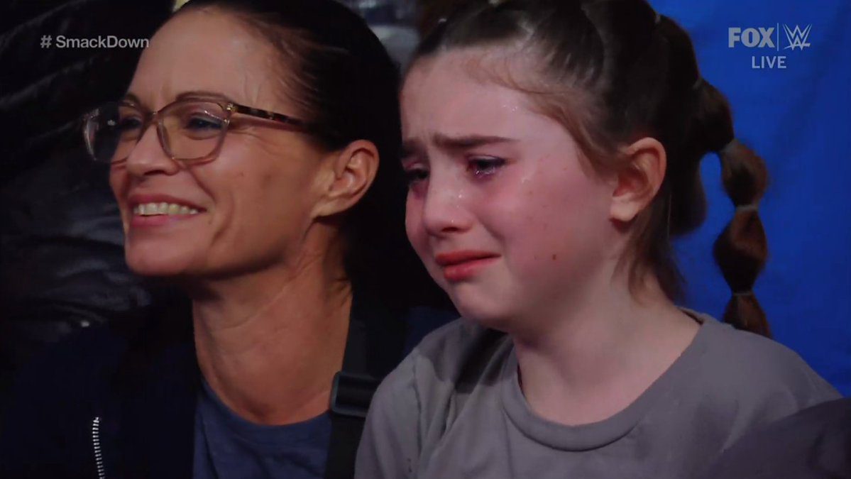 Crying Liv Morgan Fan WWE SmackDown March 3 2023