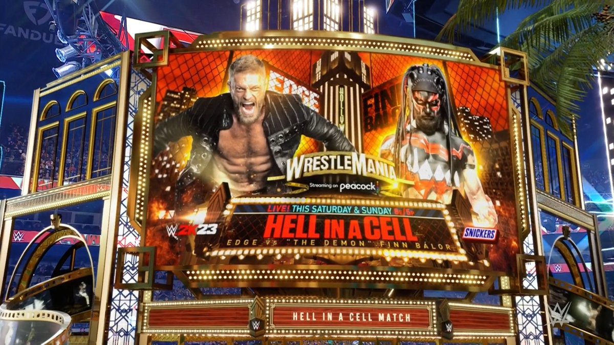 Edge vs The Demon Finn Balor WrestleMania 39 Hell in a Cell match