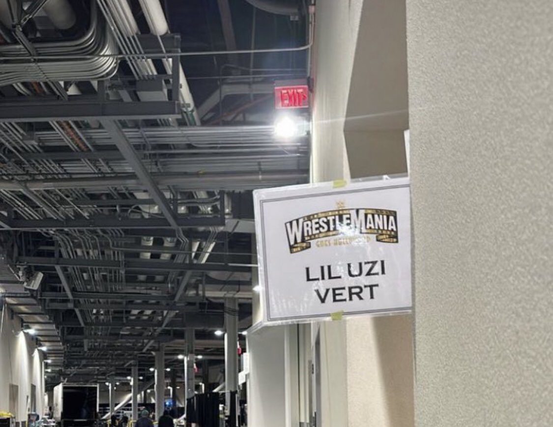 Lil Uzi Vert Backstage Locker Room WrestleMania 39