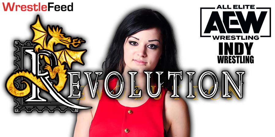 Paige Saraya 1 AEW Revolution 2023 WrestleFeed App