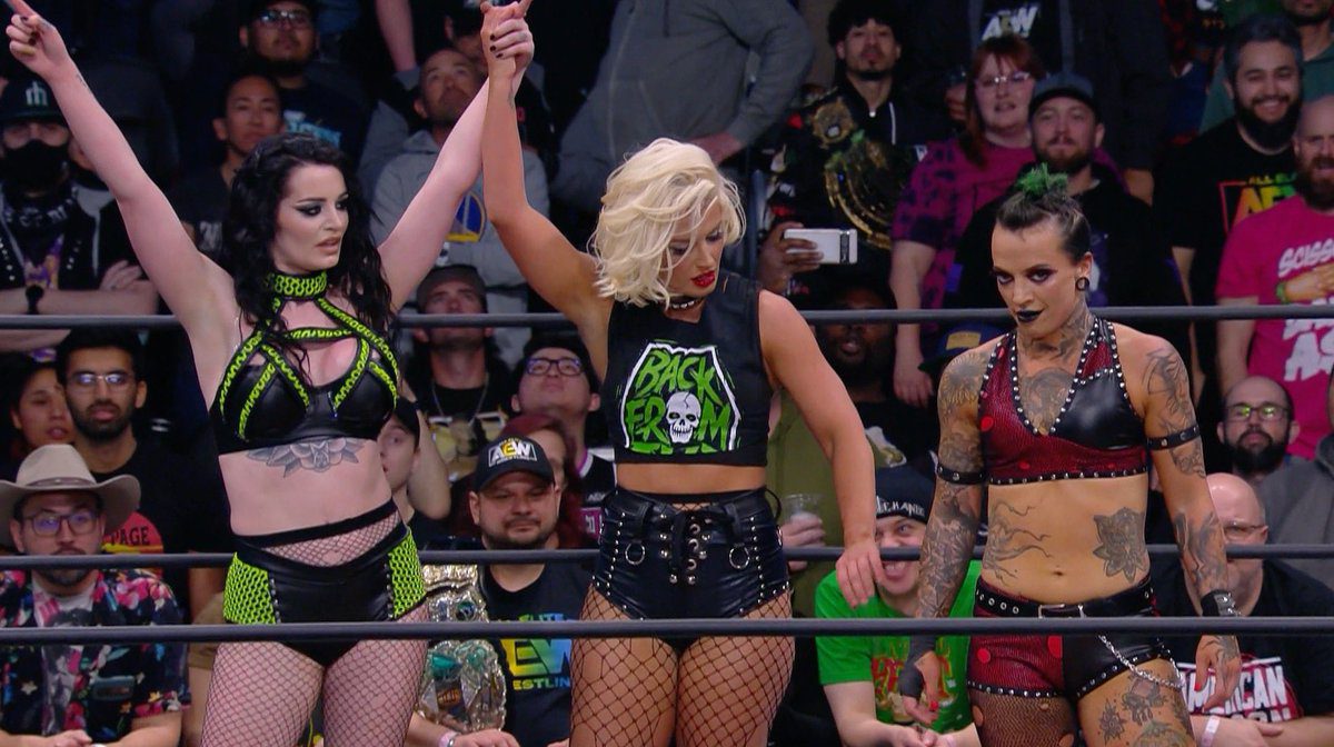 Ruby Soho turns heel and joins forces with Saraya and Toni Storm at AEW Revolution 2023