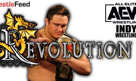 Samoa Joe Champion AEW Revolution 2023 WrestleFeed App