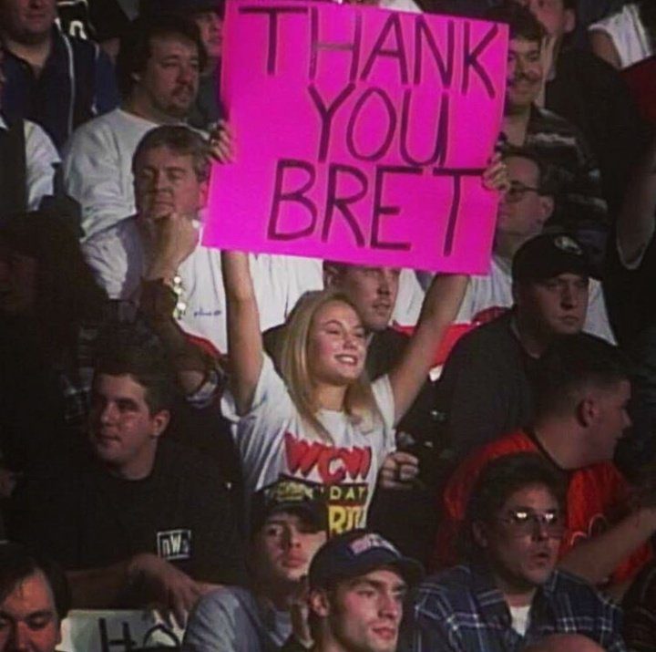 Stacy Keibler in the crowd as a fan