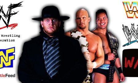 Undertaker & Stone Cold Steve Austin & The Rock Article Pic WrestleFeed App